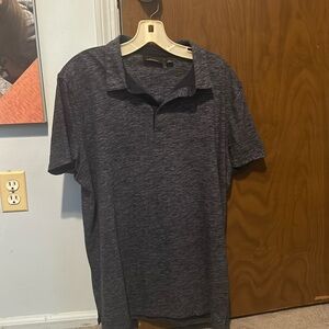 Marc Anthony Short Sleeve Collared Shirt in Large